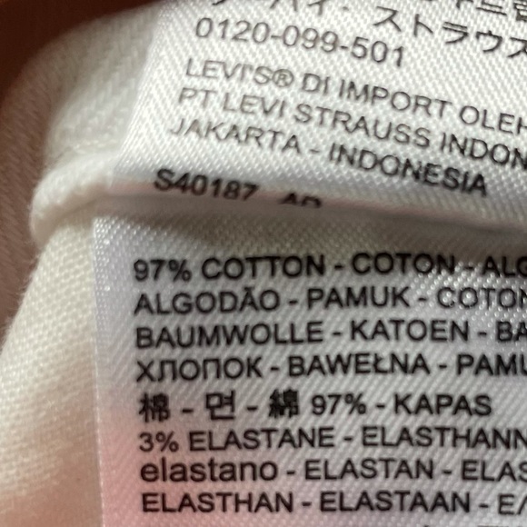 Levi’s 721 white high rise skinny jeans - Picture 4 of 6